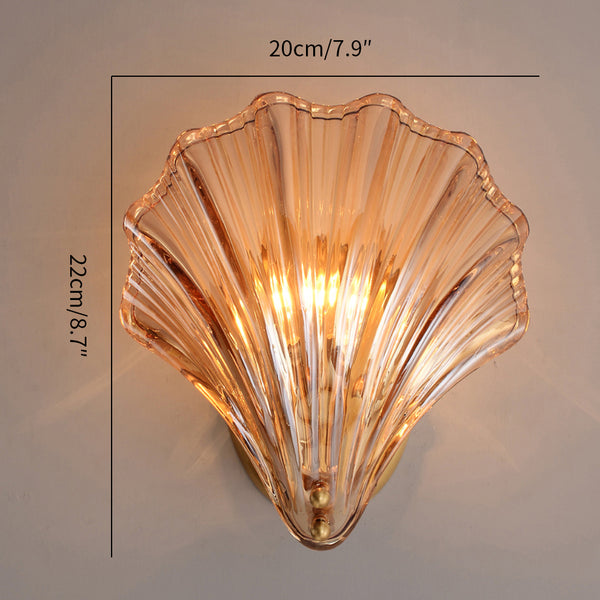Muschel-Wandleuchte 20 Shell wall light
